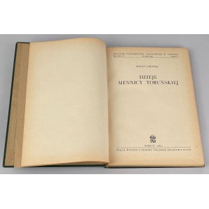 Dzieje Mennicy toruńskiej, M. Gumowski