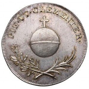 Austria, Franciszek I, Żeton koronacyjny 1825 - Karolina Augusta królowa Węgier