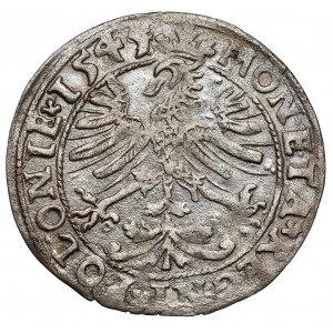 Zygmunt I Stary, Grosz Kraków 1545 - przebitka z 1544 - b.rzadki