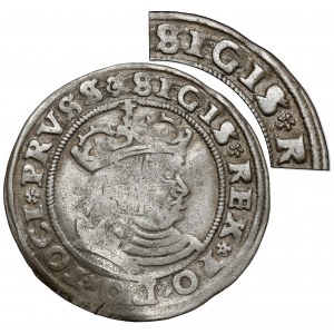 Zygmunt I Stary, Grosz Toruń 1529 - SIGIS * REX (brak I)