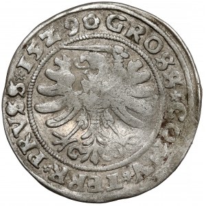 Zygmunt I Stary, Grosz Toruń 1529 - SIGIS * REX (brak I)