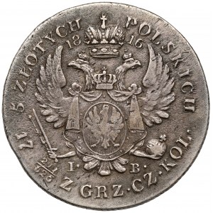 5 złotych polskich 1816 IB - pierwsze