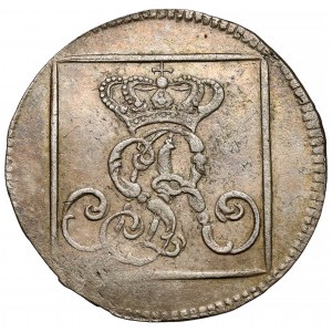Poniatowski, Grosz srebrny 1766 FS - BEZ napisu - ex. Karolkiewicz