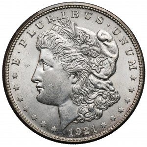 USA, Dolar 1921-D, Denver - Morgan Dollar