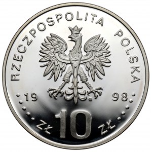10 złotych 1998 Powszechna Deklaracja Praw Człowieka