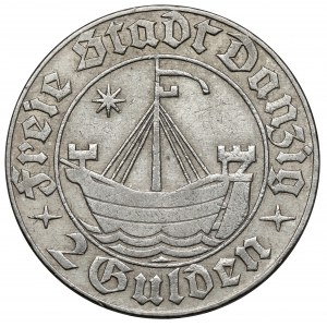 Gdańsk, 2 guldeny 1932 - rzadkie