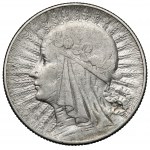 Głowa Kobiety 5 złotych 1932 ze znakiem, Warszawa - rzadkie