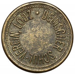 Łódź, Niemieckie Stowarzyszenie Szkolne (1907-1920), Żeton o nominale 5