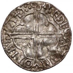Anglia, Knut (1016-1035) Denar - Quatrefoil