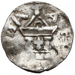 Francja, Henryk II (1002-1024) Denar, Strasbourg