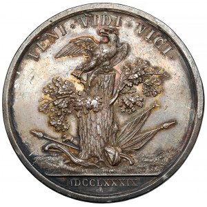 Austria, Józef II, Medal 1789 - Ernst Gideon Freiherr von Laudon - zdobycie Belgradu