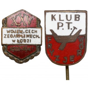 Łódź, Przypinki cechowe - zestaw (2szt)