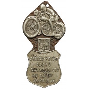 Łódź, Medal / Żeton, Ogólnopolski Zjazd Gwiaździsty do Łodzi 1946