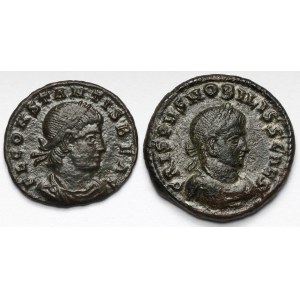 Kryspus (317-326 n.e.) Follisy - zestaw (2szt)