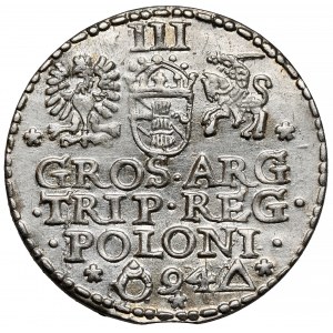 Zygmunt III Waza, Trojak Malbork 1594