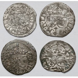 Zygmunt III Waza, Szelągi Wilno 1614-1616 - zestaw (4szt)