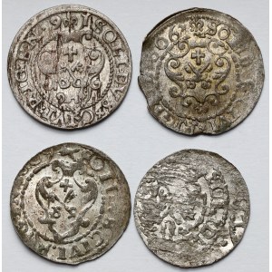 Zygmunt III Waza, Szelągi Ryga i Wilno 1591-1619 - zestaw (4szt)
