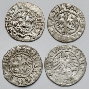 Jan Olbracht i Zygmunt I Stary, Półgrosze - zestaw (4szt)