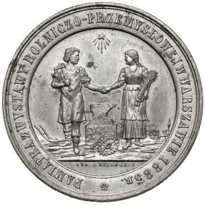 Medal, Wystawa Rolniczo-Przemysłowa w Warszawie 1885