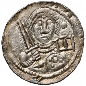 Władysław II Wygnaniec, Denar - Książę i Biskup - E pod kulą