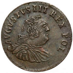 August III Sas, Grosz Grünthal? 1754 (3) - antyczna