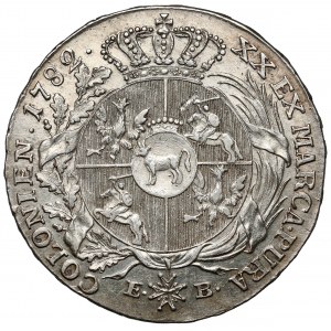 Poniatowski, Półtalar 1782 EB - rzadki i b.ładny