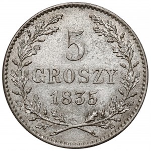 Wolne Miasto Kraków, 5 groszy 1835