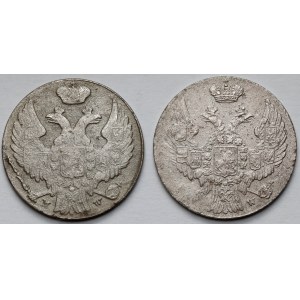10 groszy 1840 MW - dwie odmiany (2szt)