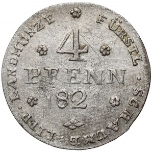 Schaumburg-Lippe, Georg Wilhelm, 4 fenigi 1821