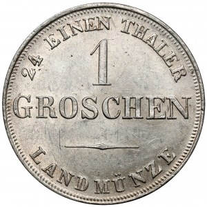 Saxe-Coburg-Gotha, Ernst I, Grosz 1837 - rzadki