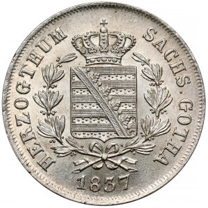 Saxe-Coburg-Gotha, Ernst I, Grosz 1837 - rzadki