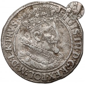Zygmunt III Waza, Ort Gdańsk 1615 - typ II - ODWRÓCONY ozdobnik