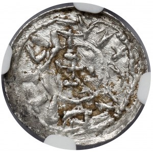 Bolesław III Krzywousty, Denar - Rycerz i św. Wojciech