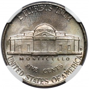 USA, 5 centów 1958-D, Denver