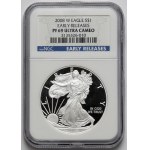 USA, Dolar 2008-W, West Point - Walking Liberty