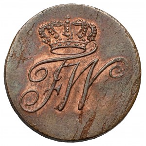 Śląsk, Fryderyk Wilhelm II, 1/2 krajcara 1789-B, Wrocław