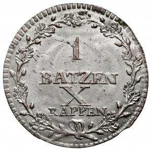 Szwajcaria, 1 Batzen / 10 Rappen 1811, Lucerna