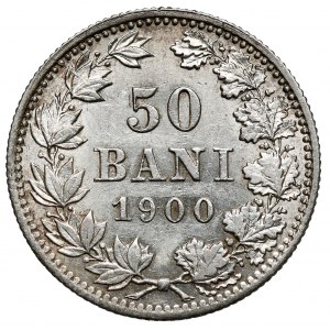 Rumunia, Karol I, 50 bani 1900
