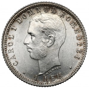 Rumunia, Karol I, 1 leu 1906