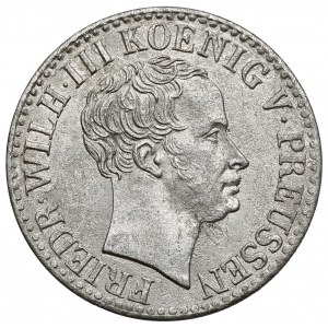 Prusy, Friedrich Wilhelm III, 1/2 grosza srebrnego 1836-A, Berlin