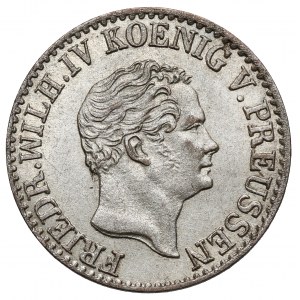 Prusy, Friedrich Wilhelm IV, 1/2 grosza srebrnego 1844-A, Berlin