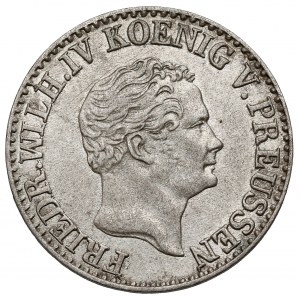Prusy, Friedrich Wilhelm IV, 1/2 grosza srebrnego 1848-A, Berlin