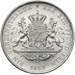 Bawaria, Maximilian II, Talar 1858