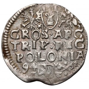 Zygmunt III Waza, Trojak Poznań 1594 VI - szerokie