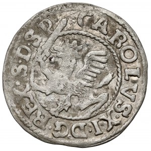 Pomorze, Karol XI, Szeląg podwójny 1669, Szczecin