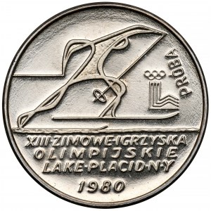 Próba NIKIEL 2.000 zł 1980 Lake Placid biegi