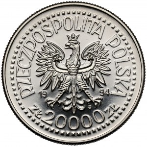 Próba NIKIEL 20.000 złotych 1994 Gmach Mennicy