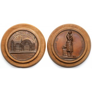 Francja, Medale XIX w. - zestaw (2szt)