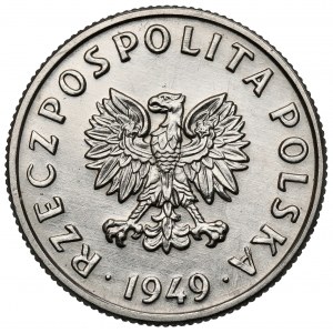 Próba NIKIEL 5 groszy 1949
