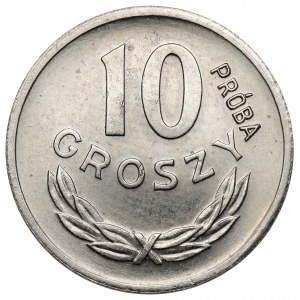 Próba NIKIEL 10 groszy 1949